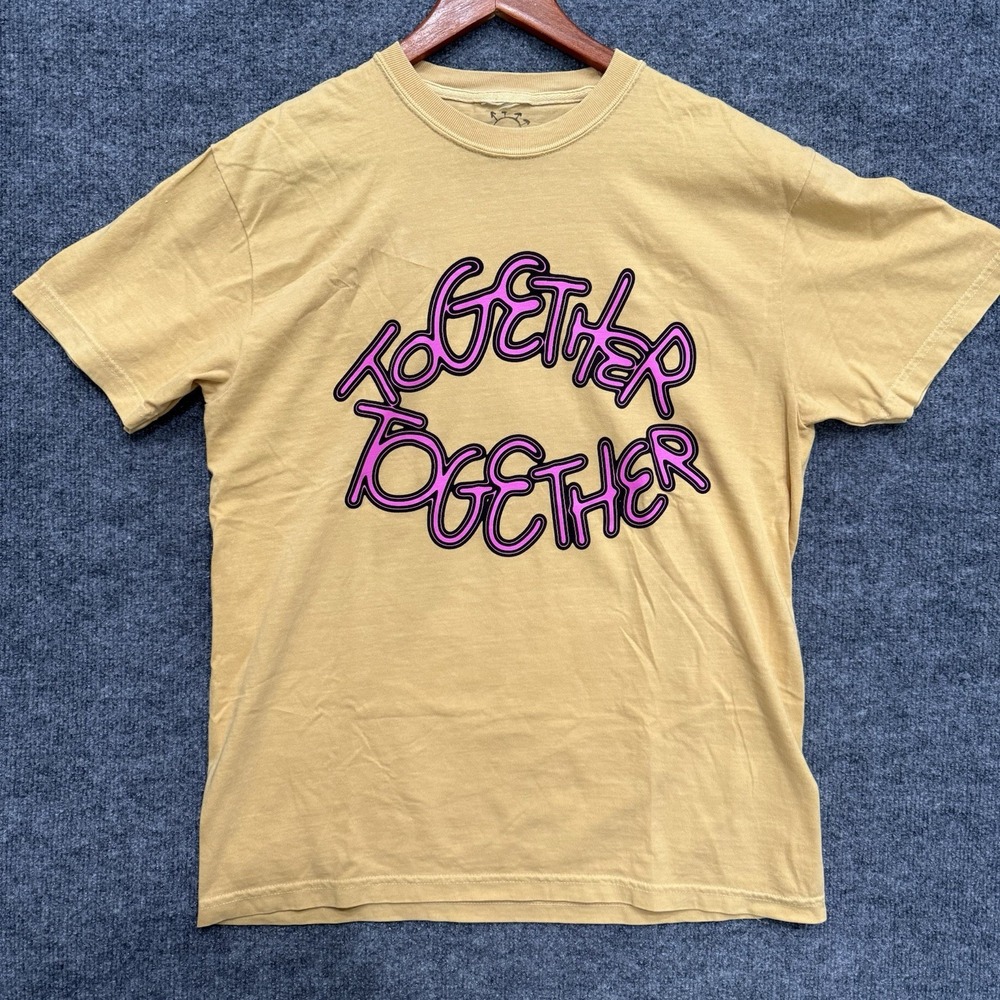 Harry Styles NYC MSG Exclusive Together Together Tour Yellow Shirt Medium